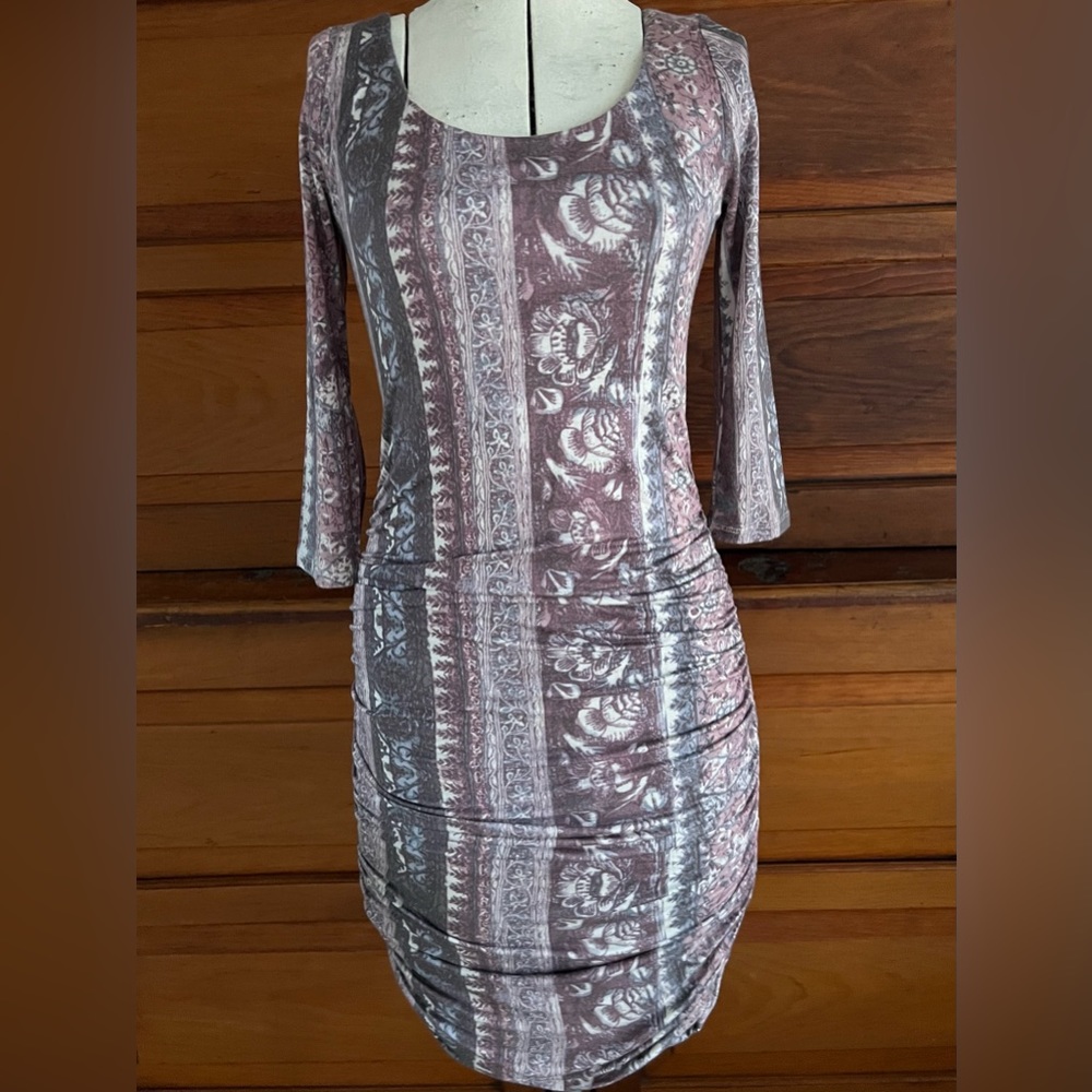 Beautiful Free People Long Sleeve Purple Dress SizeXS.